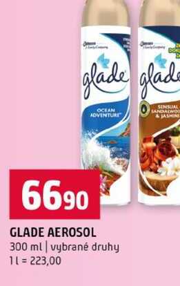 GLADE AEROSOL 300 ml vybrané druhy
