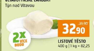 LISTOVÉ TĚSTO 400 g 