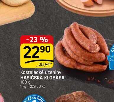 HASIČSKÁ KLOBÁSA 100 g