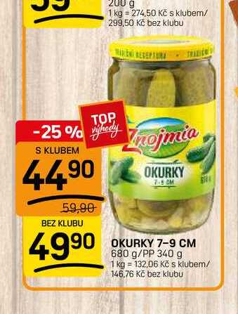 OKURKY 7-9 CM 680 g/PP 340 g
