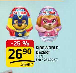 KIDSWORLD DEZERT 70 g