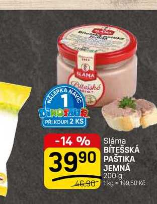 BÍTEŠSKÁ PAŠTIKA JEMNÁ 200 g