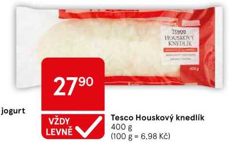 Tesco Houskový knedlík, 400 g  