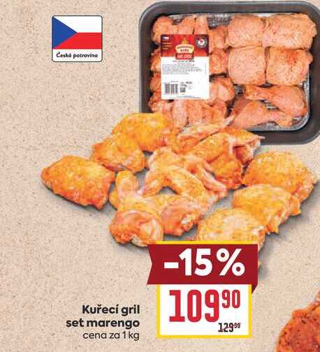 Kuřecí gril set marengo cena za 1 kg 