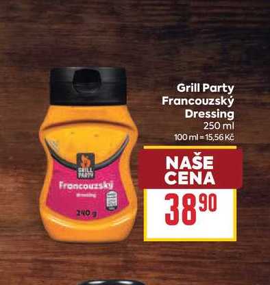 Grill Party Francouzský Dressing 250 ml