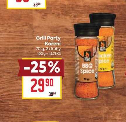 Grill Party Koření 70 g