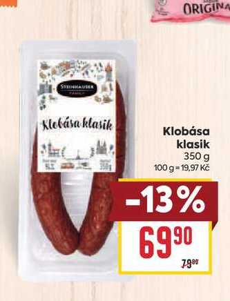 Klobása klasik 350 g 