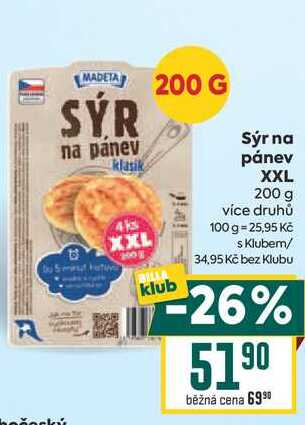 Sýr na pánev XXL 200 g 
