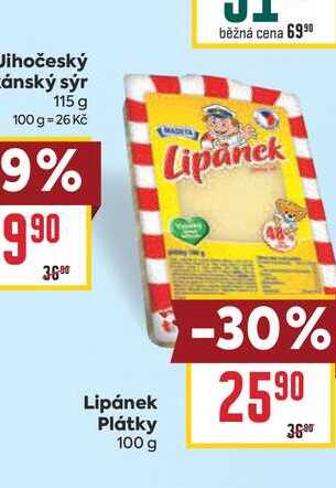 Lipánek Plátky 100 g 