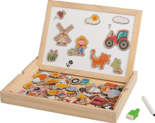 KIDLAND Magnetický box "Statek"