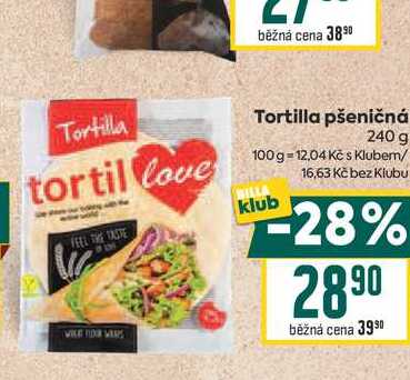Tortilla pšeničná 240 g 
