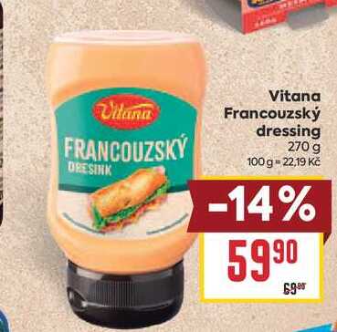 Vitana Francouzský dressing 270 g 