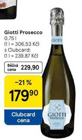 Giotti Prosecco, 0.75 l