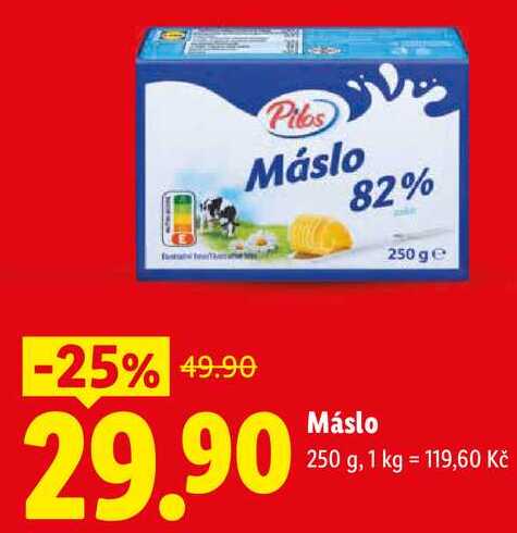Máslo, 250 g