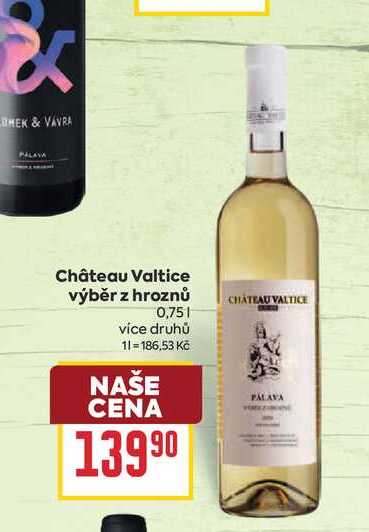 Château Valtice výběr z hroznů 0,75l