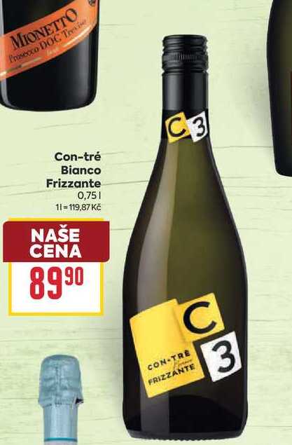 Con-tré Bianco Frizzante 0,75l
