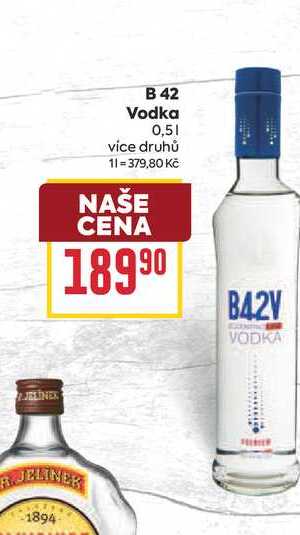 B 42 Vodka 0,5l