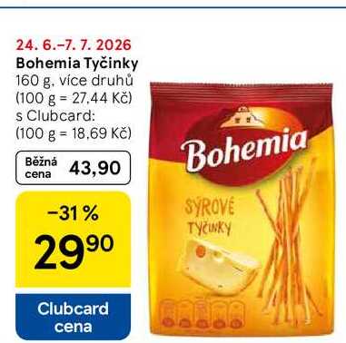 Bohemia Tyčinky, 160 g, více druhů 