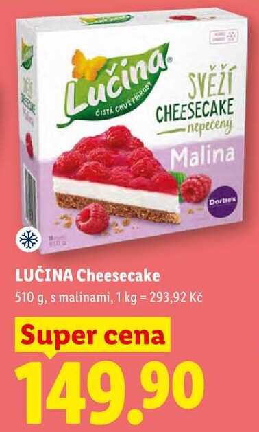 LUČINA Cheesecake, 510 g