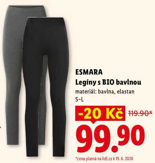 ESMARA Legíny s BIO bavlnou