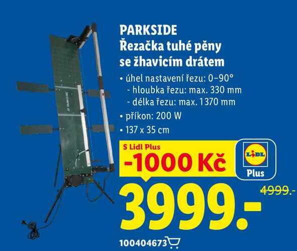 PARKSIDE Řezačka tuhé pěny se žhavicím drátem