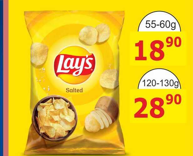 Lay's Salted 55-60g 