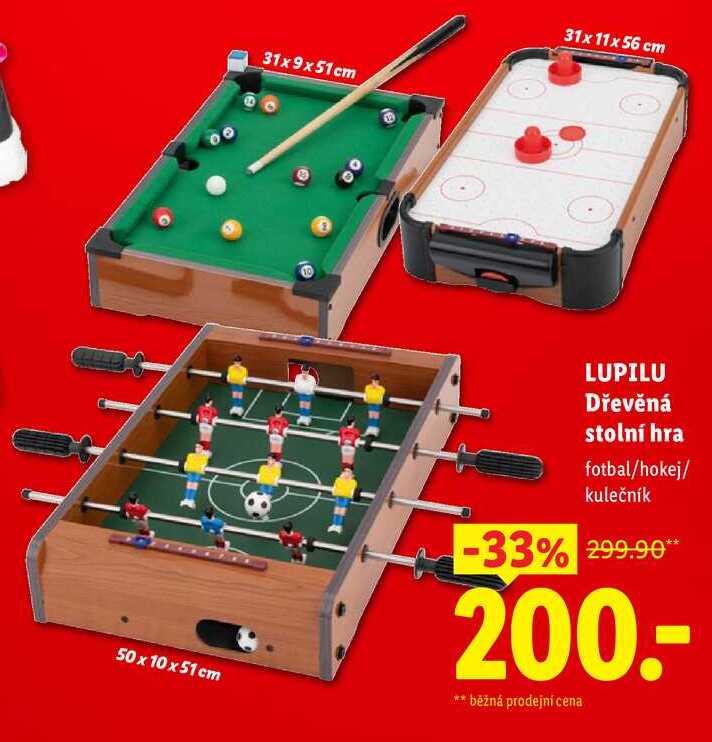 LUPILU Dřevěná stolní hra