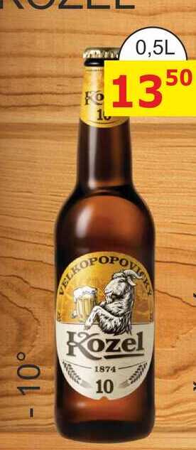 Velkopopovický Kozel 10° 0.5l