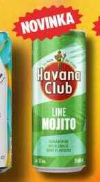 Havana Club LIME MOJITO 0,25L míchaný nápoj, plech