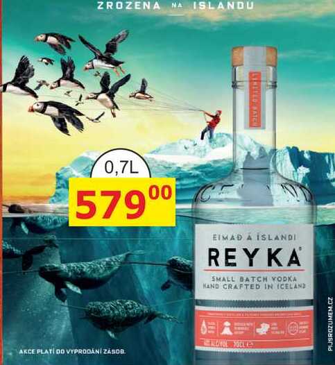 REYKA SMALL BATCH VODKA 0,7l
