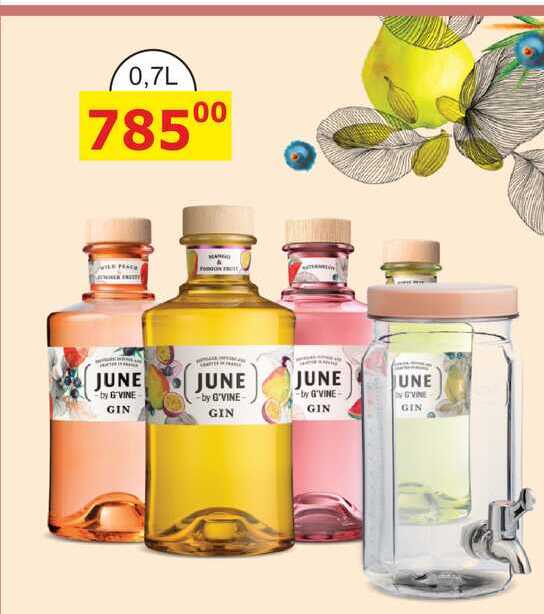 June Gin Mango & Passion Fruit 0,7l 37,5%