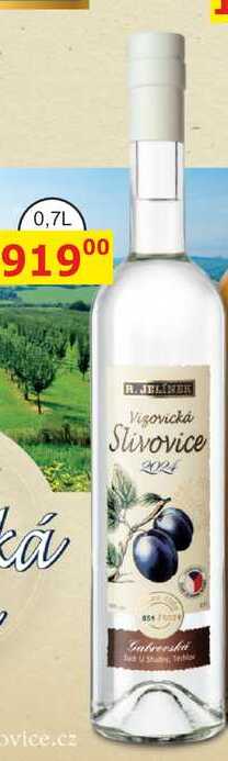 R. JELÍNEK Vizovická Slivovice 2024 0,7L