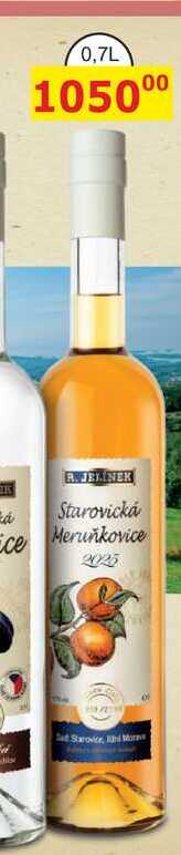 R.JELÍNEK Starovická Meruňkovice 0,7L