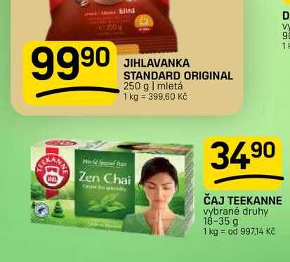 ČAJ TEEKANNE vybrané druhy 18-35 g