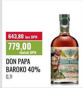 DON PAPA BAROKO 40% 0,7l