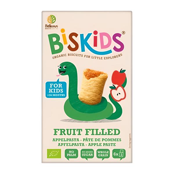 Belkorn BISkids BIO Měkké dětské sušenky s jablečným pyré bez přidaného cukru, 33 % ovoce