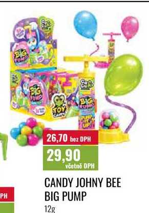 CANDY JOHNY BEE BIG PUMP, 12g