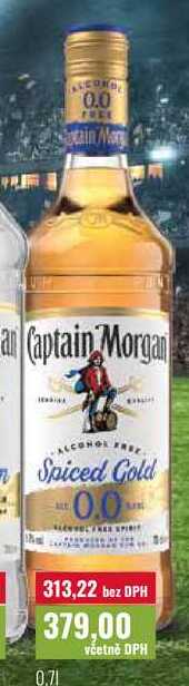 Captain Morgan Spiced Gold 0.0 0,7l
