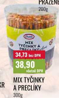 MIX TYČINKY A PRECLÍKY, 300g