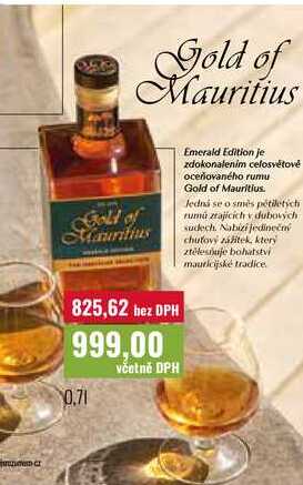 Gold of Mauritius 0,7l