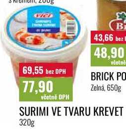 SURIMI VE TVARU KREVET, 320g