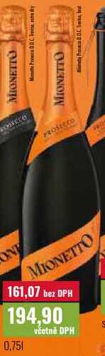 Mionetto Prosecco D.O.C. Treviso, bru 0,75l