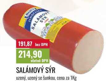 SALÁMOVÝ SÝR cena za 1kg