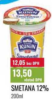 SMETANA 12% 200ml