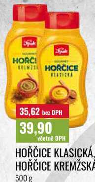 HOŘČICE KLASICKÁ, HOŘČICE KREMŽSKÁ 500 g 
