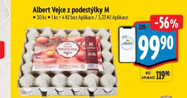 Albert Vejce z podestýlky M 30 ks  