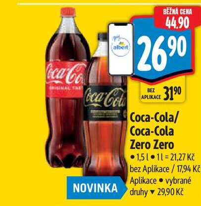Coca-Cola/ Coca-Cola Zero 1,5 l