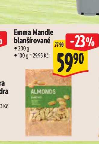 Emma Mandle blanšírované 200g
