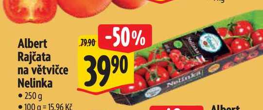 Albert Rajčata na větvičce Nelinka 250g