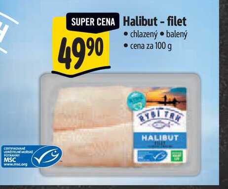 Halibut - filet 100 g
